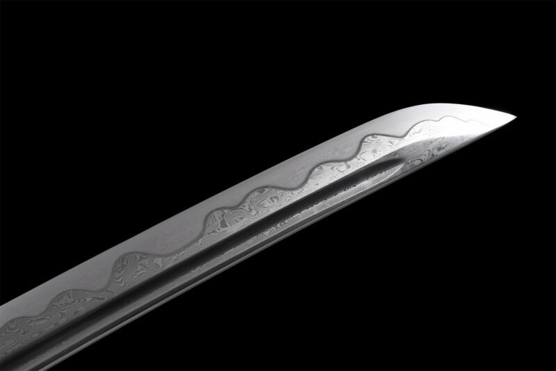 Katana De Damasco Con Hamon Real