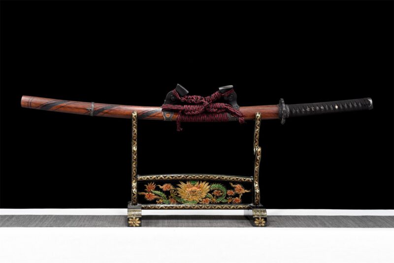 Katana De Damasco Con Hamon Real