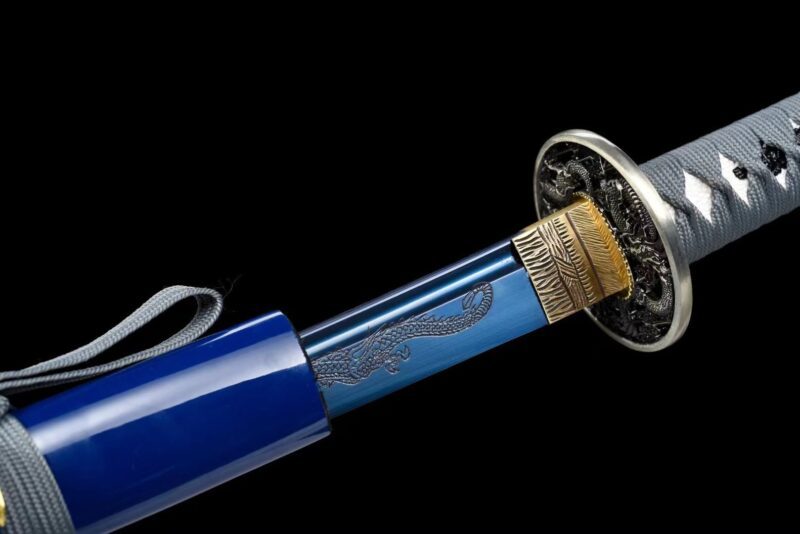 Katana Dragón Azul