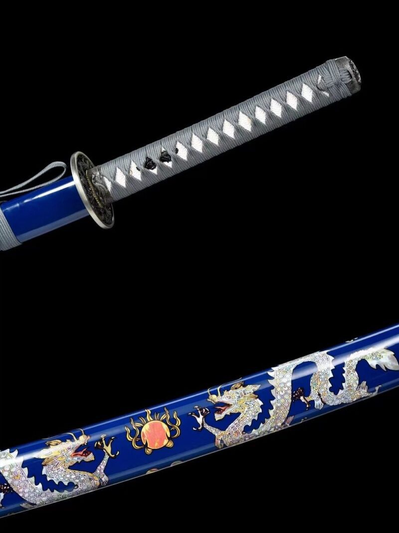 Katana Dragón Azul