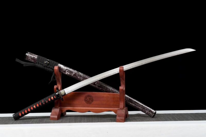 Katana Shikihana (紫花) – Flor Rojo Intenso
