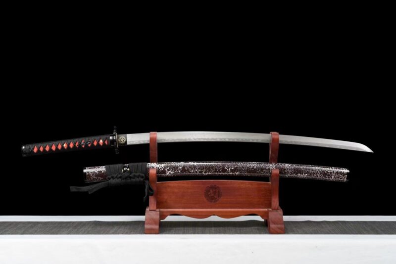 Katana Shikihana (紫花) – Flor Rojo Intenso